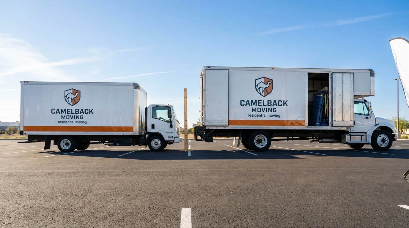 Moving truck size capacity guide in Coopersville